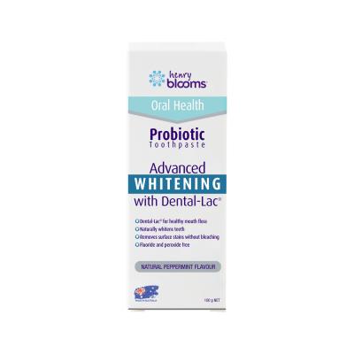 H.blooms Oral Health Probiotic Toothpst Adv White P'mint 100g