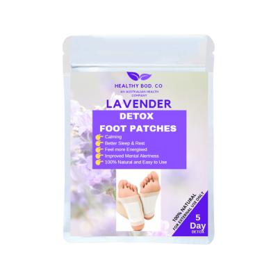 Healthy Bod Foot Patches Detox Lavender X 10 Patch (5 Pairs)