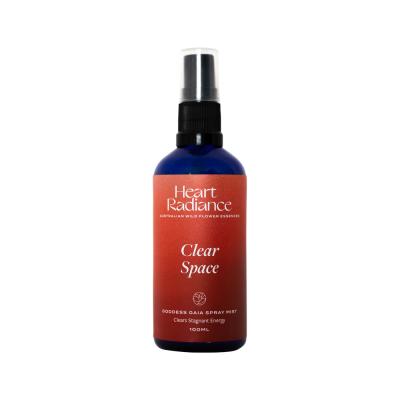 Heart Radiance Aust Wild Flow Ess Clear Space Mist 100ml