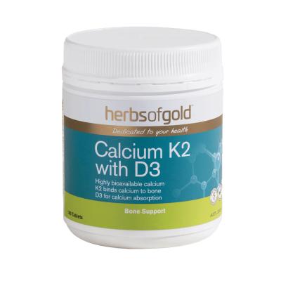 Herbs Of Gold Calcium K2 With D3 180t