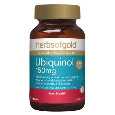 Herbs Of Gold Ubiquinol 150mg 60c