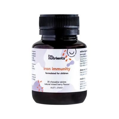 Im Nutrients Iron Immunity Chewable (tropical) 30t
