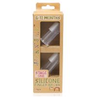 Jack N' Jill Sil Finger Brush Stage 1 (6 To 12 Months) 2pk