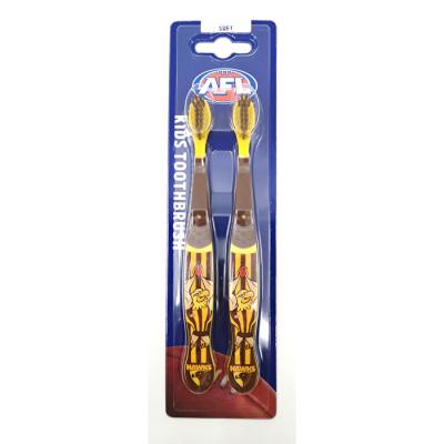 Afl Mascot Kids Toothbrush - Melbourne 2 Pack