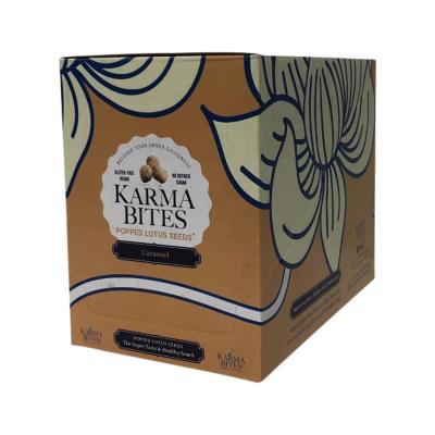 Karma Bites Popped Lotus Seeds Caramel 25g x 5 Display