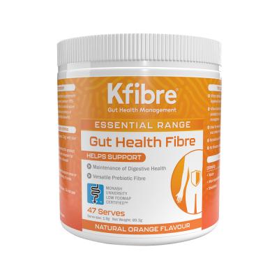 Kfibre Essential Gut Health Fibre Natural Orange Tub 89.3g Sell Through