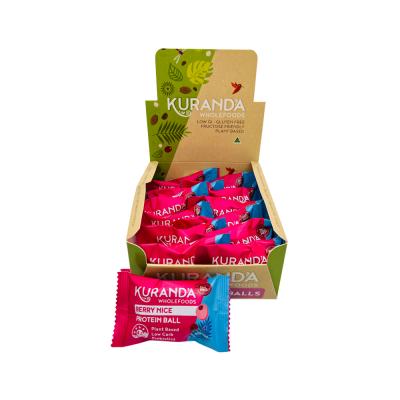 Kuranda Wholefoods Protein Ball Berry Nice 40g X 12 Display