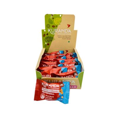 Kuranda Glut Free Ball Protein Peanut Caramel 40g X12