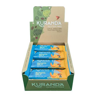 Kuranda Glut Free Protein Bars Banana Split 50g X 16