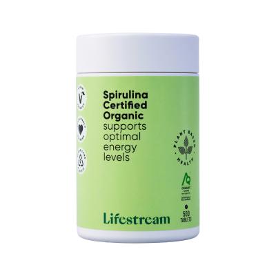 Lifestream Org Spirulina 500t