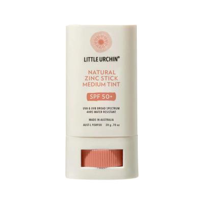 Little Urchin Natural Sunscrn Zinc Stick Med Tint Spf50+ 20g