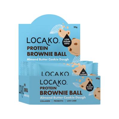 Locako Brownie Ball Prot Almd Butter Cookie Dough 30g X10