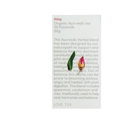 Love Tea Organic Ayurvedic Tea Pitta X 20 Pyramids