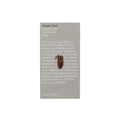 Love Tea Organic Cacao Chai Loose Leaf 100g