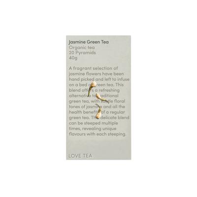 Love Tea Organic Jasmine Green Tea X 20 Pyramids
