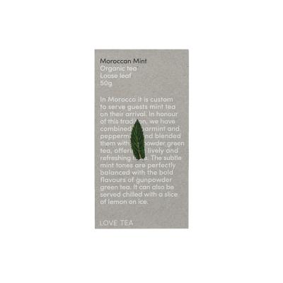 Love Tea Organic Moroccan Mint Loose Leaf 50g