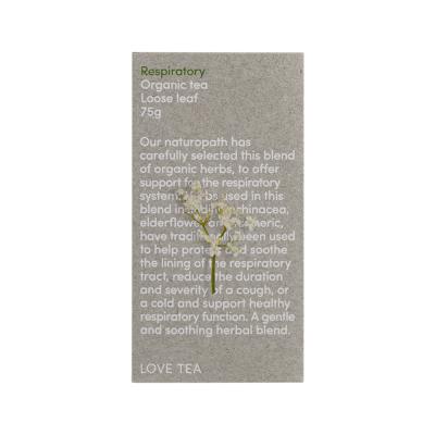 Love Tea Organic Respiratory Loose Leaf 75g