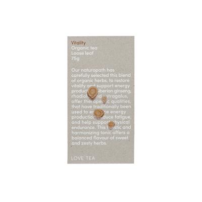 Love Tea Organic Vitality Loose Leaf 75g