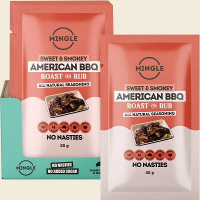 American BBQ Roast Or Rub All Natural Seasoning 12x35g