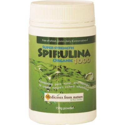 Medicines From Nature Org Spirul Supstrgth 1000 Pwd 150g
