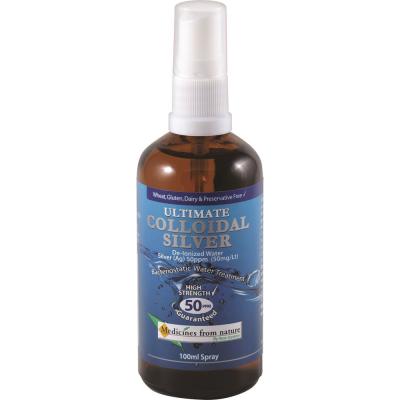 Medicines From Nature Ultim Colloid Silver 50ppm Spr 100ml