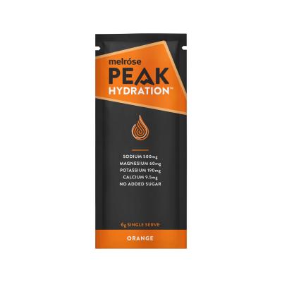 Melrose Peak Hydration Orange Sachet 6g X 20 Display