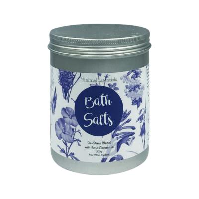 Minimal Essentials Bath Salts De-stress 500g