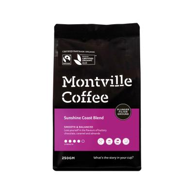 Montville Coffee Org Sunshine Coast Blend Plunger Grnd 250g