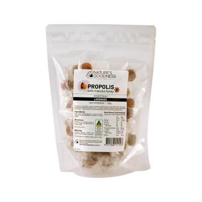 Nat Goodness Propolis Lozenges Manuka Honey Aniseed Flav 200g