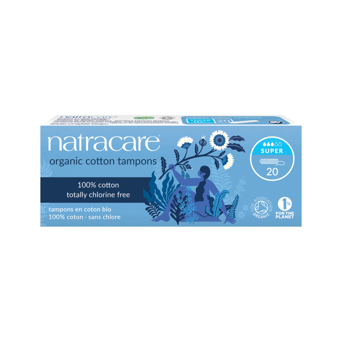 Natracare Tampons Org Cotton Super X 20 Pack
