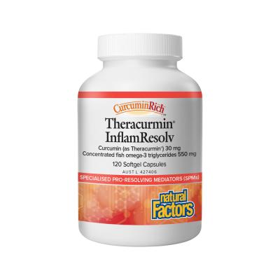 Natural Factors Theracurmin Inflamresolv 120c