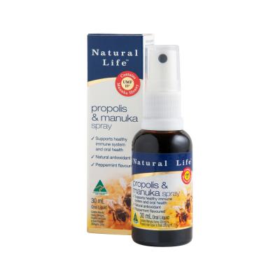 Natural Life Propolis And Manuka Honey P'mint Spray 30ml