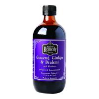 Natural Remedy Tonics Ginseng Ginkgo And Brahmi 500ml