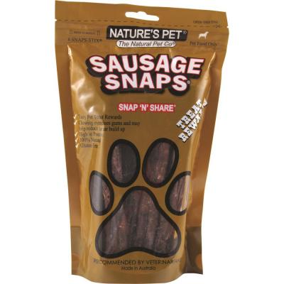 Nature's Pet Sausage Snaps X 8 Pack