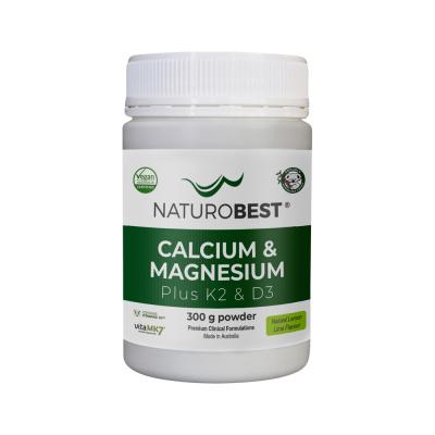 Naturobest Calcium & Magnesium Plus K2 & D3 300g