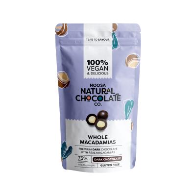 Noosa Natural Dark Chocolate Whole Macadamias 100g