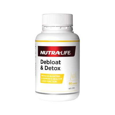 Nutralife Debloat And Detox 60c