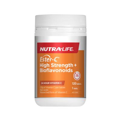 Nutralife Ester C High Strength + Bioflavonoids 120t