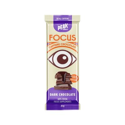 Peak Chocolate Caffeine Choc Focus Dark 25g X 14 Display