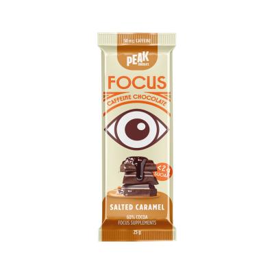 Peak Chocolate Caffeine Choc Focus Salt Caramel 25gx14 Disp