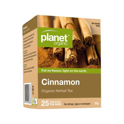 Planet Organic Org Cinnamon Herbal Tea X 25 Tea Bags