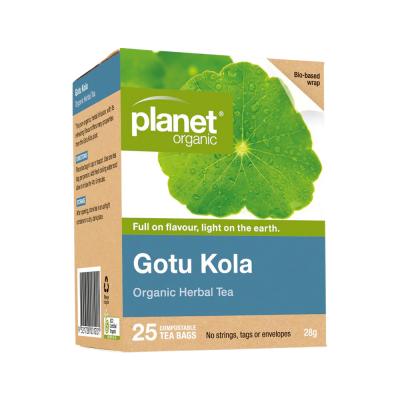 Planet Organic Org Gotu Kola Herbal Tea X 25 Tea Bags