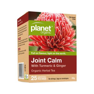 Planet Organic Organic Herbal Tea Joint Calm With Turmeric & Ginger X 25 Tea Bags