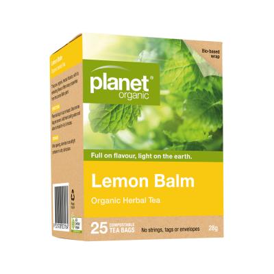 Planet Organic Organic Herbal Tea Lemon Balm X 25 Tea Bags