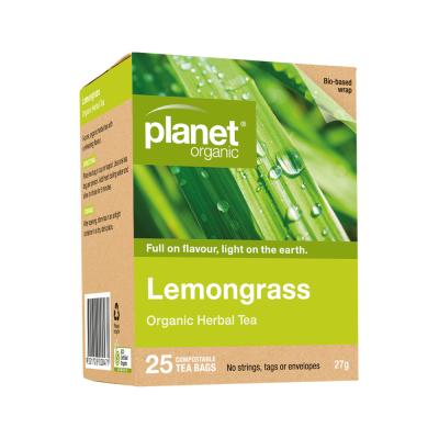 Planet Organic Org Lemongrass Herbal Tea X 25 Tea Bags