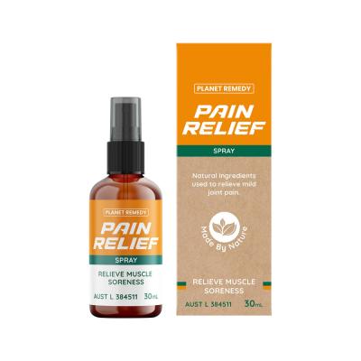 Planet Remedy Pain Relief (relieve Muscle Soreness) Spray 30ml Sell Through