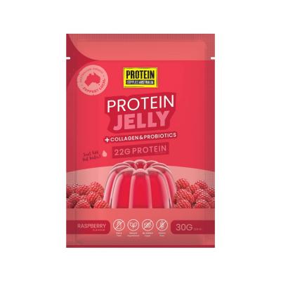 Protein Supplies Australia Protein Jelly Raspberry 30g X 12 Display