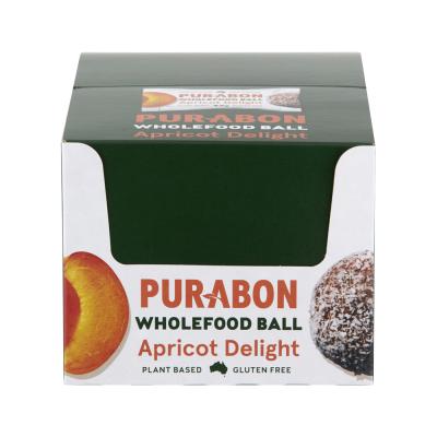 Purabon Balls Wholefood Apricot Delight 43g X 12