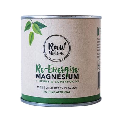 Raw Medicine Re Energise Magnesium (wild Berry) 150g