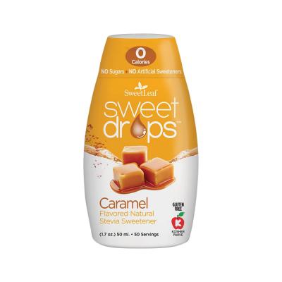 Sweet Leaf Sweet Drops Stevia Liq Caramel Squeeze Pack 50ml